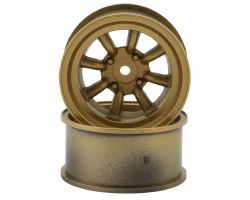 Topline RS Watanabe 1/10 Drift Wheels (Gold) (2) (10mm Offset) Topline RS Watanabe 1/10 Drift Wheels (Gold) (2) (10mm Offset)