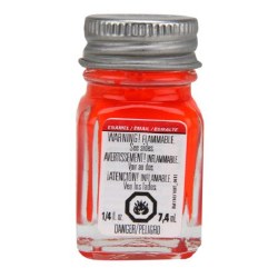 Enamel 1/4oz, Red Fluorescent