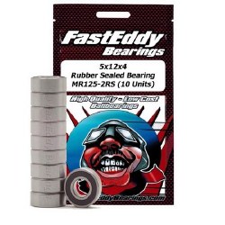 5x12x4 Rubber Sealed Bearing MR125-2RS (10)