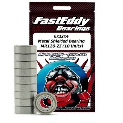 Tamiya 1260 Metal Shielded Replacement Bearing 6X12X4 (10 Units)