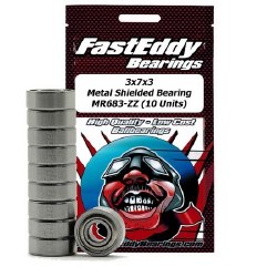 Tamiya 730 Metal Shielded Replacement Bearing 3X7X3 (10 Units)