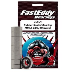 Tamiya 840 Rubber Sealed Replacement Bearing 4X8X3 (10 Units)