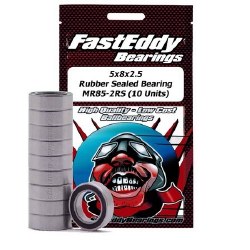 Tamiya 850 Rubber Sealed Replacement Bearing 5X8X2.5 (10 Units)