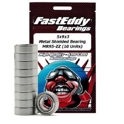 Tamiya 950 Metal Shielded Replacement Bearing 5X9X3 (10 Units)