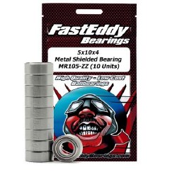 Tamiya 1050 Metal Shielded Replacement Bearing 5X10X4 (10 Units)