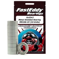 Tamiya 1060 Metal Shielded Replacement Bearing 6X10X3 (10 Units)