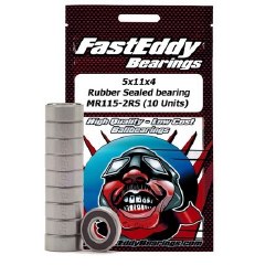 Tamiya 1150 Rubber Sealed Replacement Bearing 5X11X4 (10 Units)