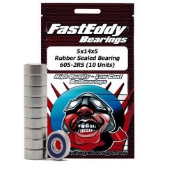 5x14x5 Rubber Sealed Bearings 605-2RS (10)