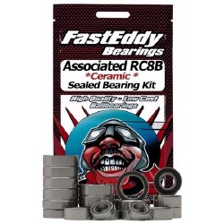 Associated RC8B Ceramic Rubber Sealed Bearing Kit