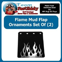 Mud Flap Ornament Baja Flames