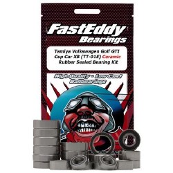 Tamiya Volkswagen Golf GTI Cup Car XB (TT-01E) Ceramic Rubber Sealed Bearing Kit