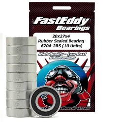 20x27x4 Rubber Sealed Bearings 6704-2RS (10)