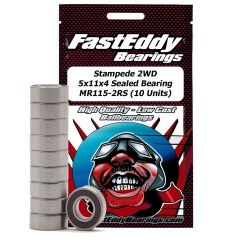 Fast Eddy Traxxas Stampede 2WD 5x11x4 Sealed bearing. MR115-2RS (10 Units)