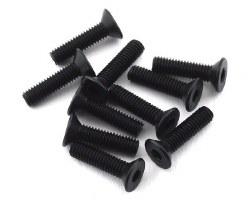 Tekno RC 3x12mm Flat Head Screws (10)