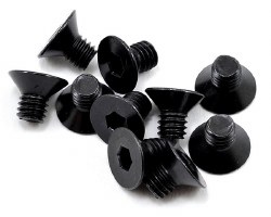 Tekno RC 4x6mm Flat Head Screw (10)