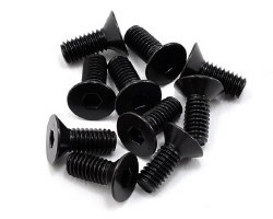 Tekno RC 4x10mm Flat Head Screw (10)