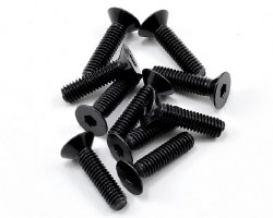 Tekno RC 4x15mm Flat Head Screw (10)