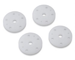 Tekno RC CNC Flat/Flat Shock Pistons (4) (5x1.6mm/2x1.0mm)