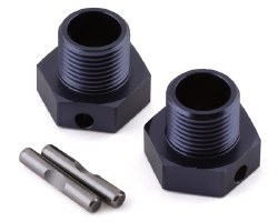 Tekno RC ET48 2.0 Aluminum 17mm Hex Wheel Hub Set (Gun Metal) (2) (+2mm Offset)