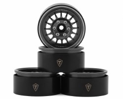 Treal Hobby Type N 1.9" Multi-Spoke Beadlock Wheels (Grey) (4)