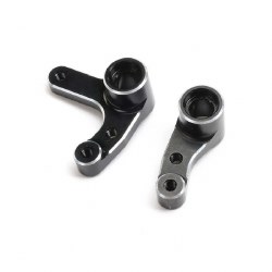 TLR Bell Crank Set, Aluminum, Black: 22S Sprint