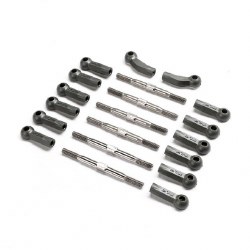 TLR HD Turnbuckle Kit, Titanium: 22X