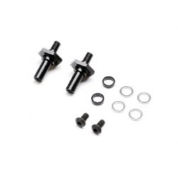 TLR Front Axle, Aluminum (2): 22X