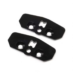 TLR Skid Plate, Adjustable Chassis, +1, Aluminum (2): 8X 2.0