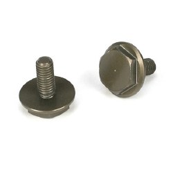 Front Axle Lug Screw Aluminum Serrated(2): 22