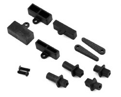 Carbon Tab Battery Mount Set: 22X-4