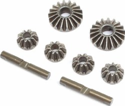 Diff Gear & Cross Pin Set, Metal: 22X-4