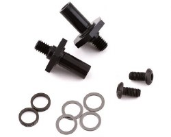 Front Axle, Aluminum, Black, 12mm (2): 22