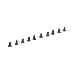 Flat Head Screws, M2.5 x 6mm (10)