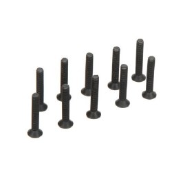 Flat Head Screws, M3 x 18mm (10)