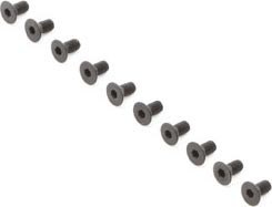 Flat Head Screws, M3 x 6mm (10)