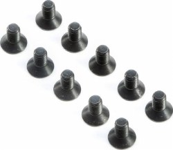 Flat Head Screws, M4x8mm (10)