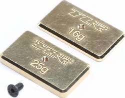 Rear Brass Weight Set, 16g & 25g: 22 5.0