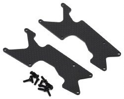 Rear Arm Inserts, Carbon: 8XT