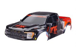 Traxxas Body, Ford Raptor R, complete (Fox) (includes grille, tailgate trim, side mirrors, decals, &