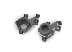 Traxxas Steering blocks, alum w/threadlock, left&right(2)(Gray)