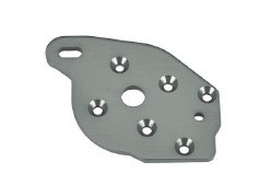 Plate, motor, 6061-T6 aluminum (gray-anodized)