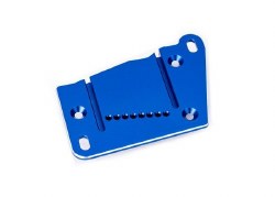 Motor mount cap, 6061-T6 aluminum (blue-anodized)