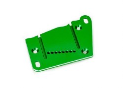 Motor mount cap, 6061-T6 aluminum (green-anodized)