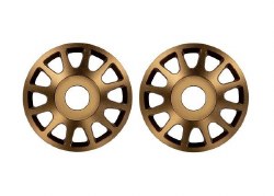 Traxxas Wheel centers, Method Race Wheels 703 Beadlock (6061-T6 aluminum, bronze-anodized)/ 2.5x10mm