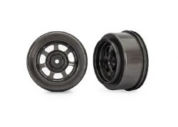 Traxxas Dirt Oval Gray Front Wheels (2)