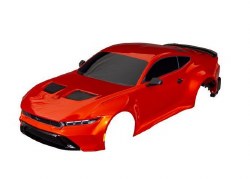 Body, Ford Mustang, complete (copper) (painted, decals applied) (includes side mirrors, spoiler, gri