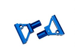 Suspension arms, lower, front, 6061-T6 Aluminuminum (blue-anodized) (left & right)/ 2.5x5mm BCS (wit