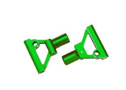 Suspenion arms, lower, front, 6061-T6 Aluminuminum (green-anodized) (left & right)/ 2.5x5mm BCS (wit