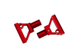 Suspenion arms, lower, front, 6061-T6 Aluminuminum (red-anodized) (left & right)/ 2.5x5mm BCS (with