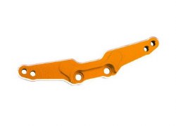 Shock tower, rear, 6061-T6 Aluminuminum (orange-anodized)/ 3x15mm BCS (with threadlock) (2)